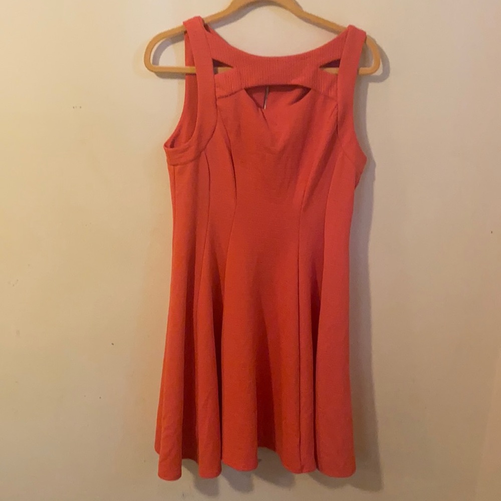 Coral A-line Danny and Nicole dress. Size 12.